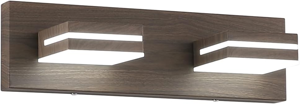 Modern 2‑Light LED Bathroom Vanity Wall Light Fixture
