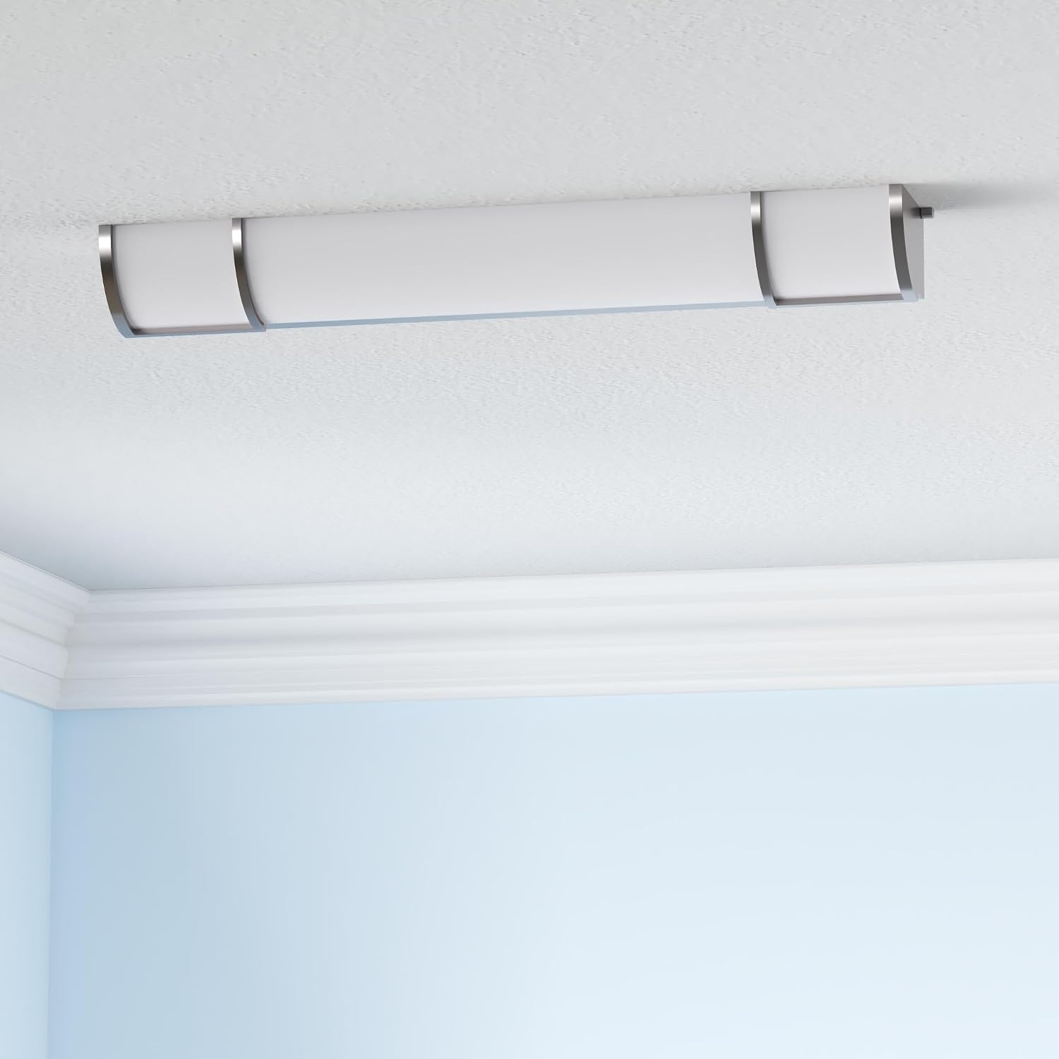 Nickel Dimmable LED Bathroom Vanity Light Bar
