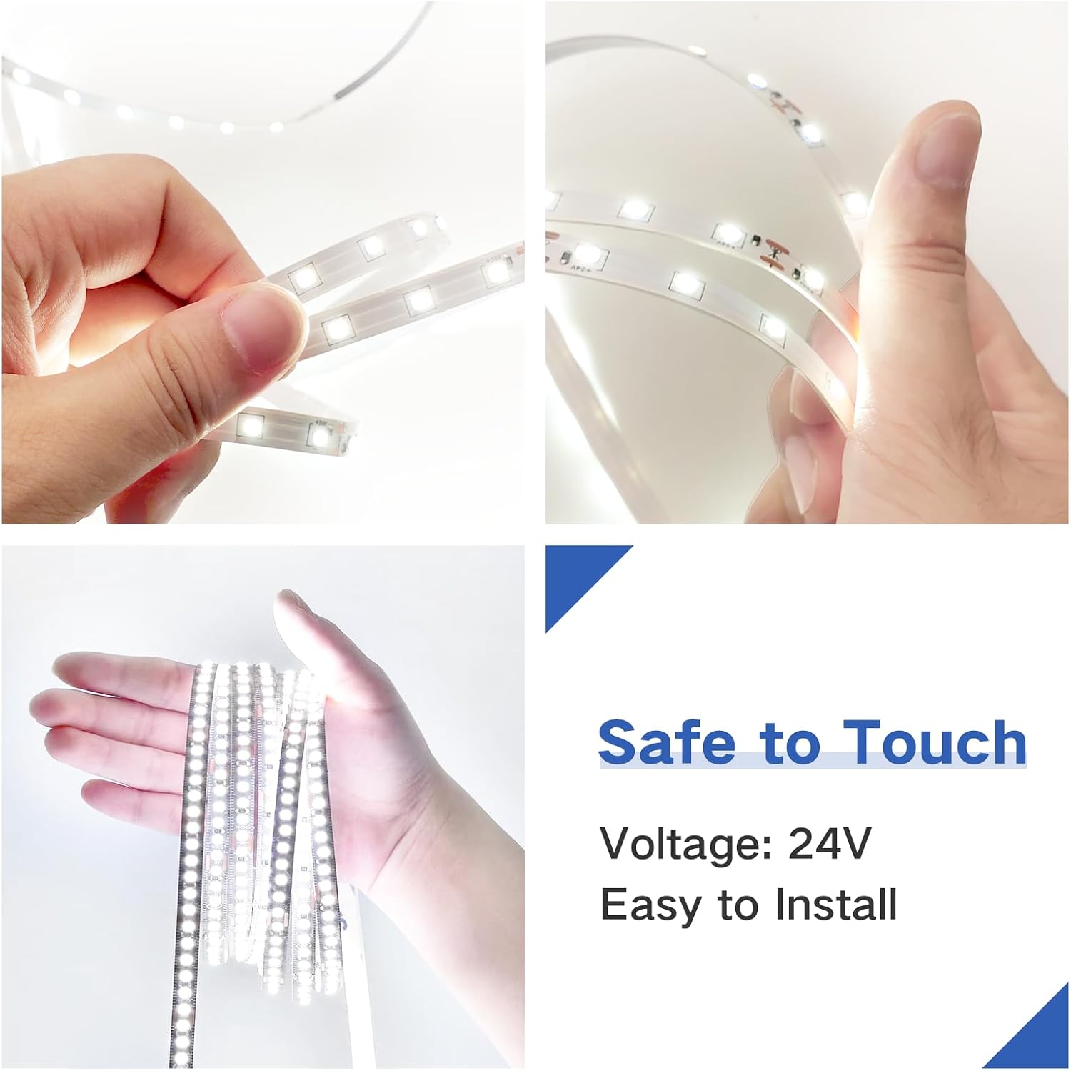 Dimmable Flexible Bright White LED Light Strips