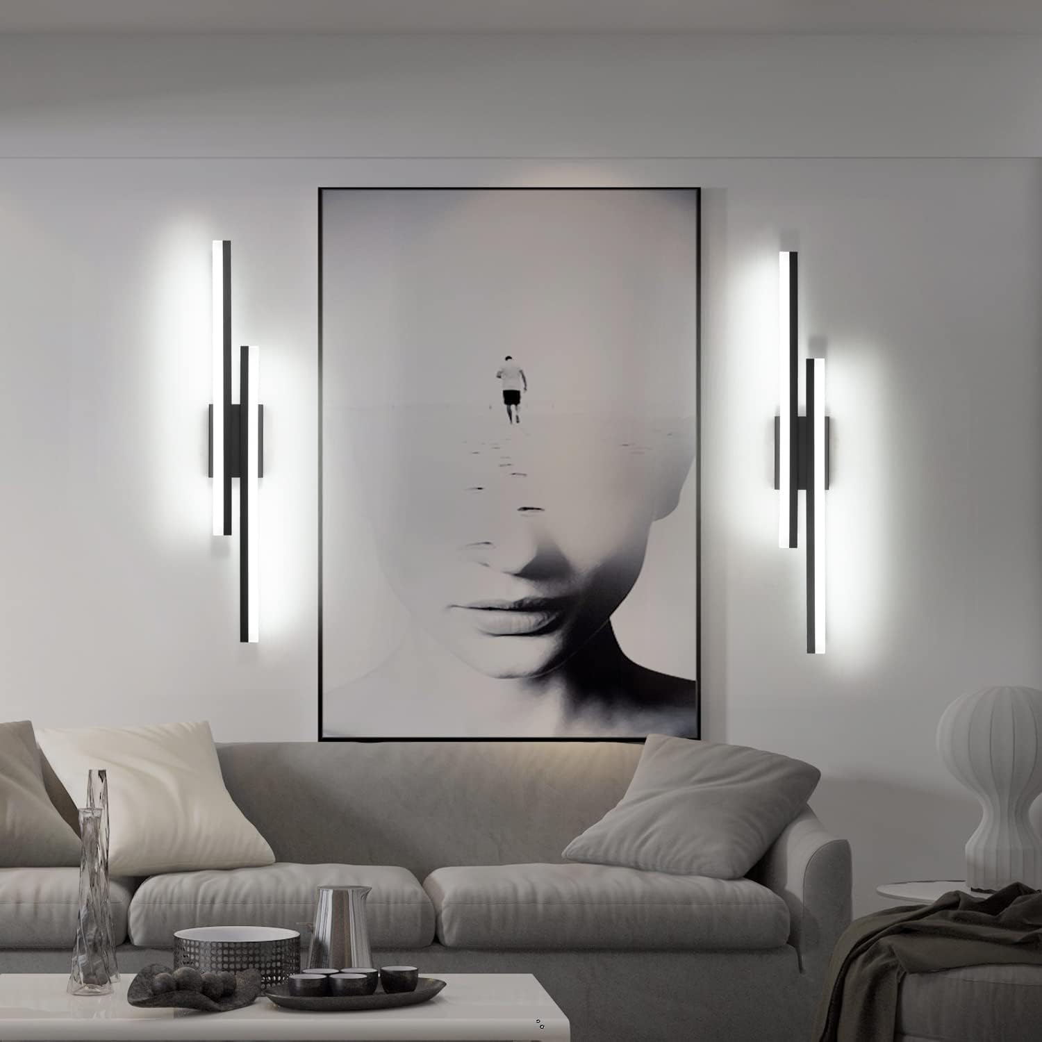 Dimmable Black LED Bathroom Vanity Light Bar