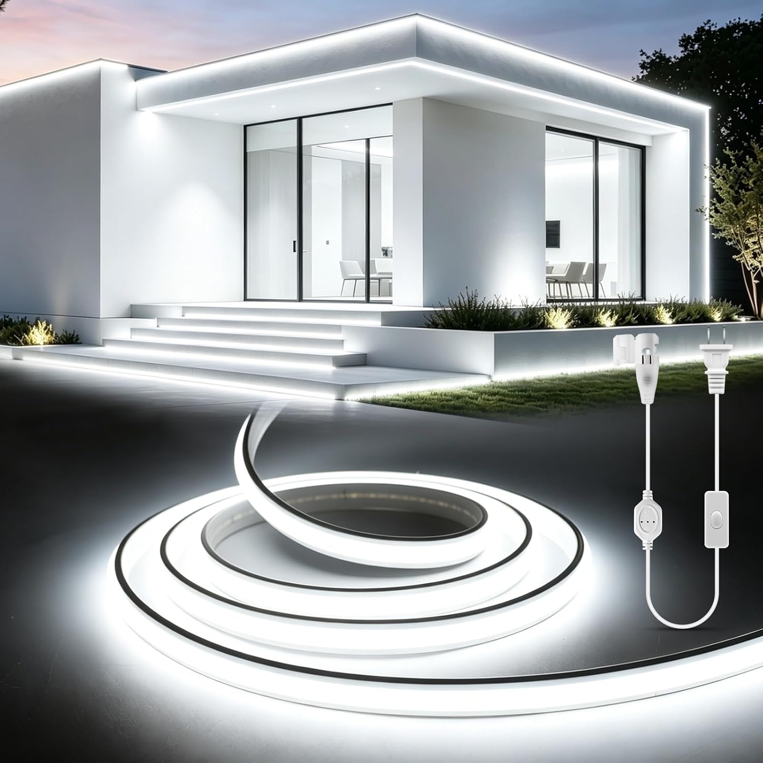 Super‑Bright Silicone COB LED Strip Lights