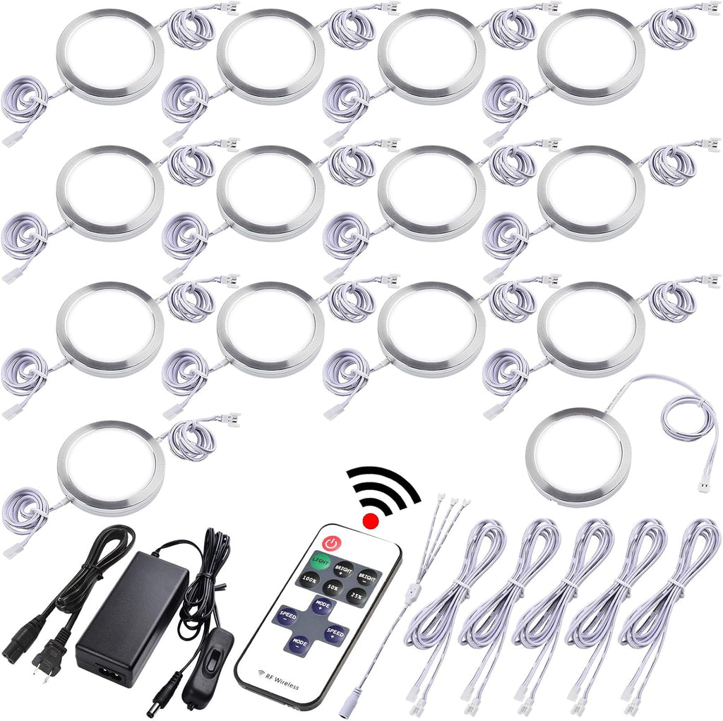 Dimmable Linkable LED Under Cabinet Puck Lights