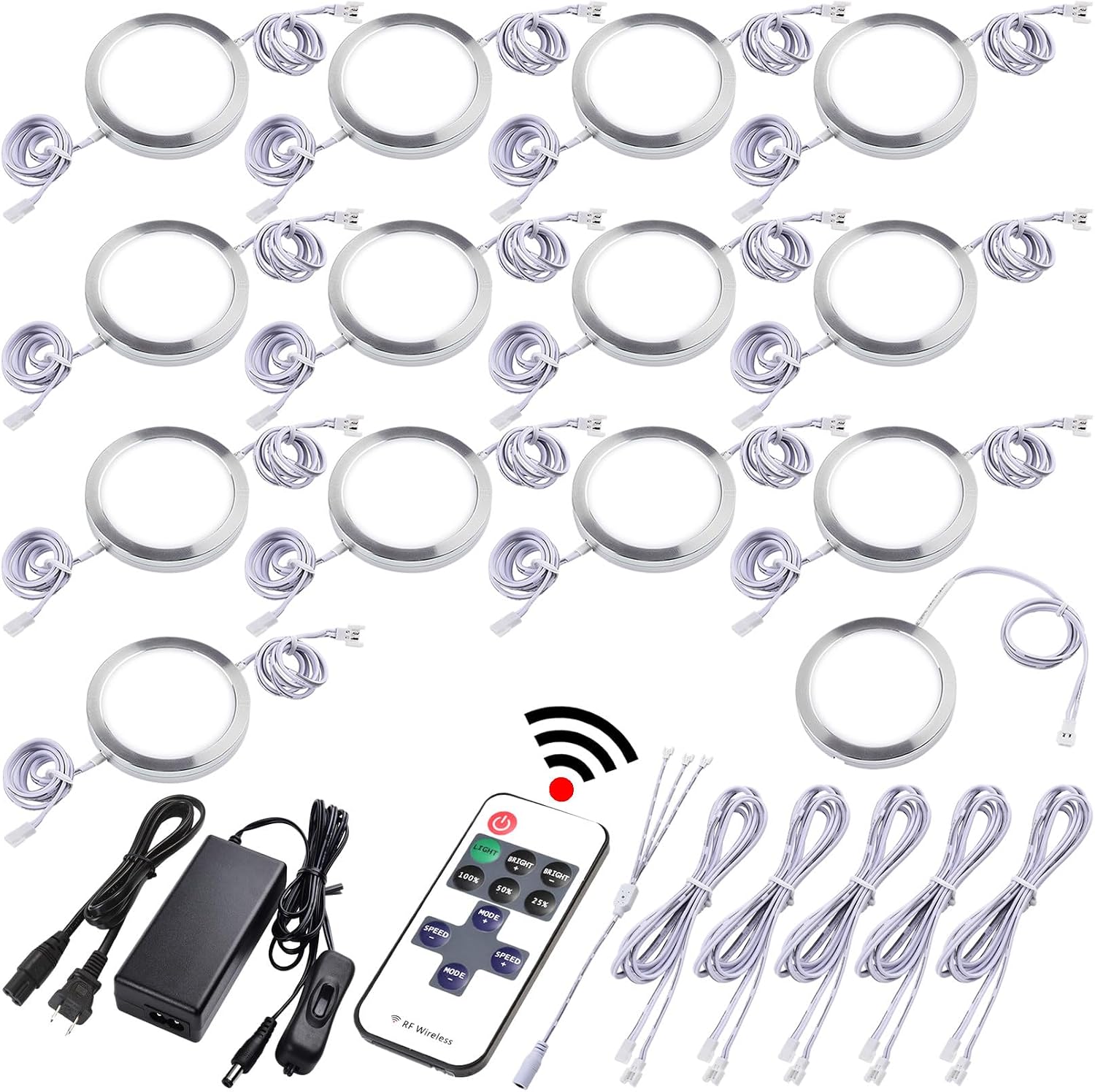 Dimmable Linkable LED Under Cabinet Puck Lights