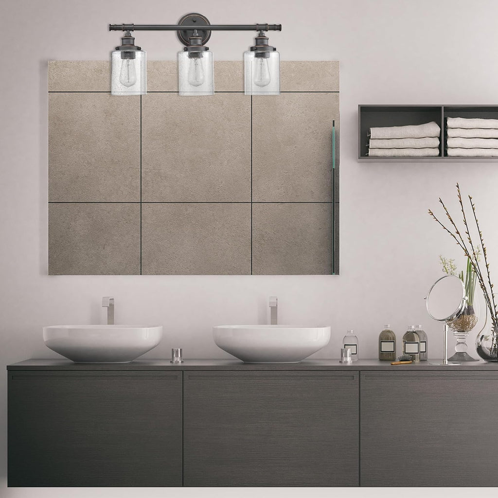 Bronze Bathroom Vanity Light Accessory Set