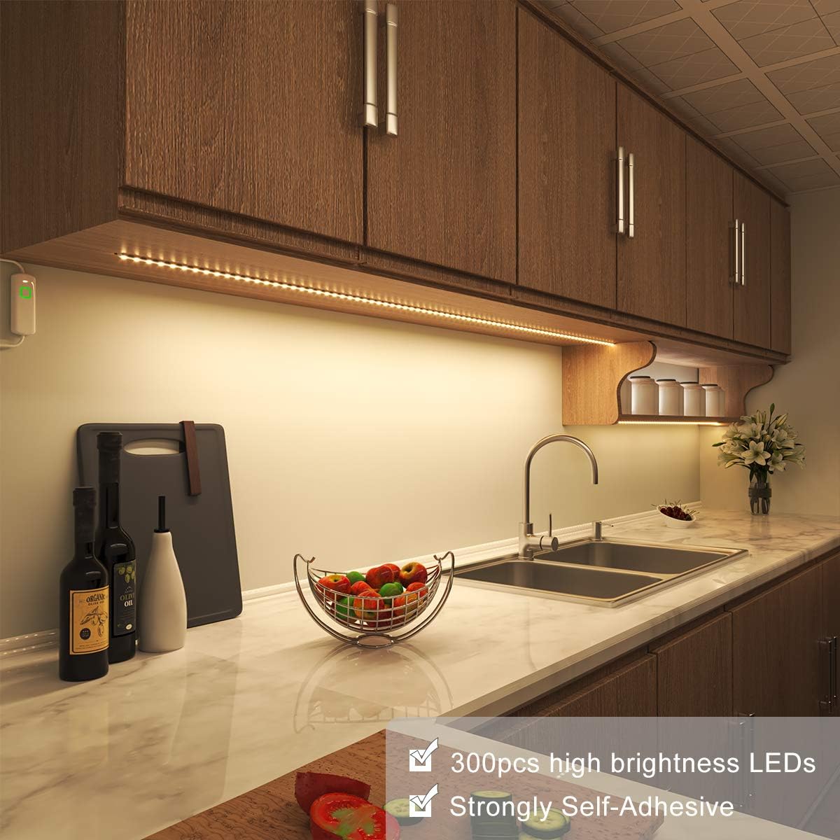 immable Warm White LED Under Cabinet Light Kit