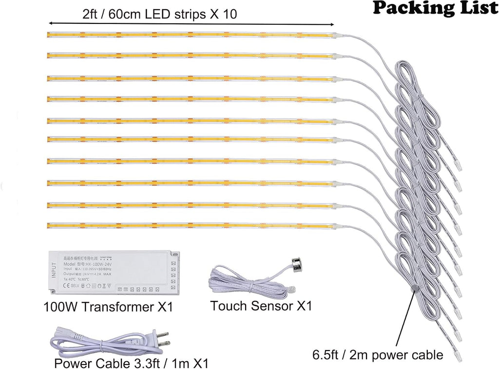 Flexible Natural White LED Under Cabinet Lights
