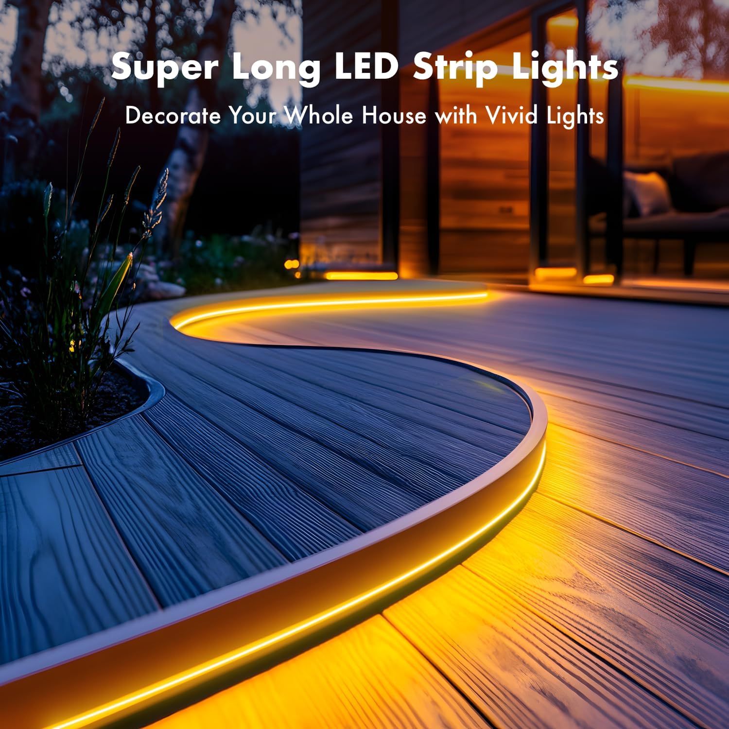 RGB Dimmable Neon LED Rope Lights Strip